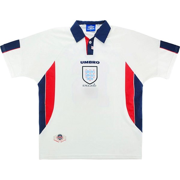 Camiseta Inglaterra Primera equipación Retro 1998 Blanco